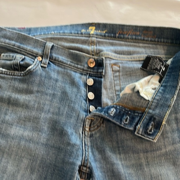 7 For All Mankind Josefina Skinny Boyfriend Size 28 - Picture 16 of 16